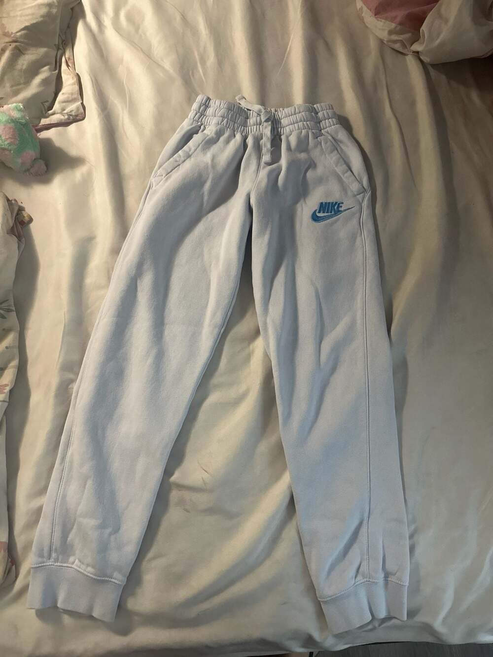 Nike Sportswear Club Fleece Joggers Light Blue Boys Size M